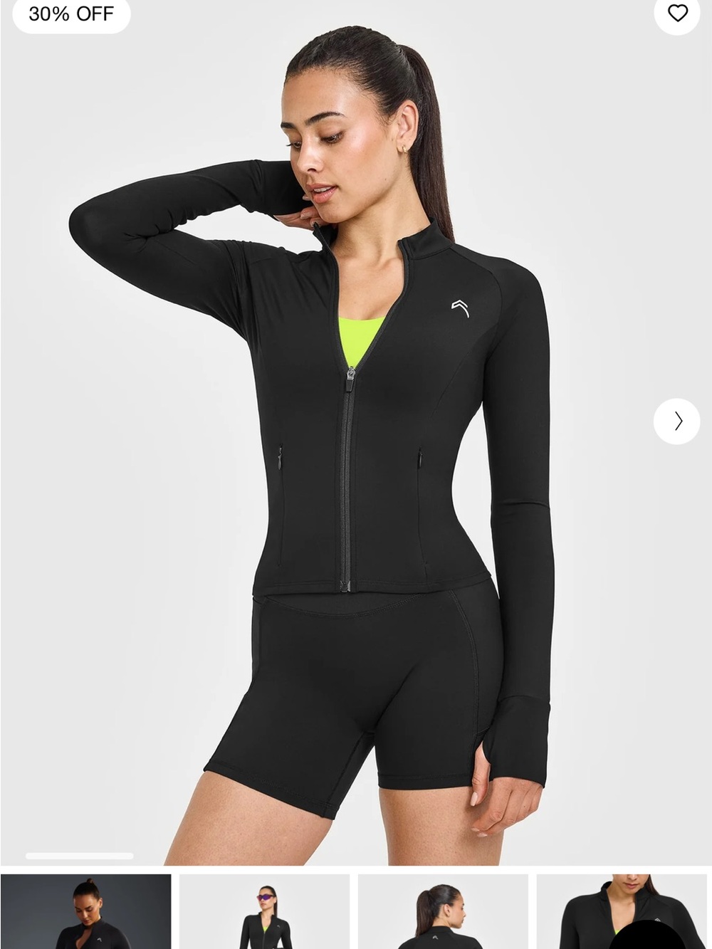 NWT Oner Active Black Unified Pocket Jacket - Picture 7 of 8